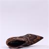 Hispanitas Paris V Cut Heel Ankle Boot - Mocha Leopard